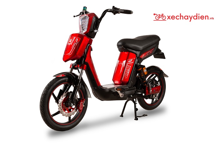 Xe đạp điện Osakar Alpha màu đỏ