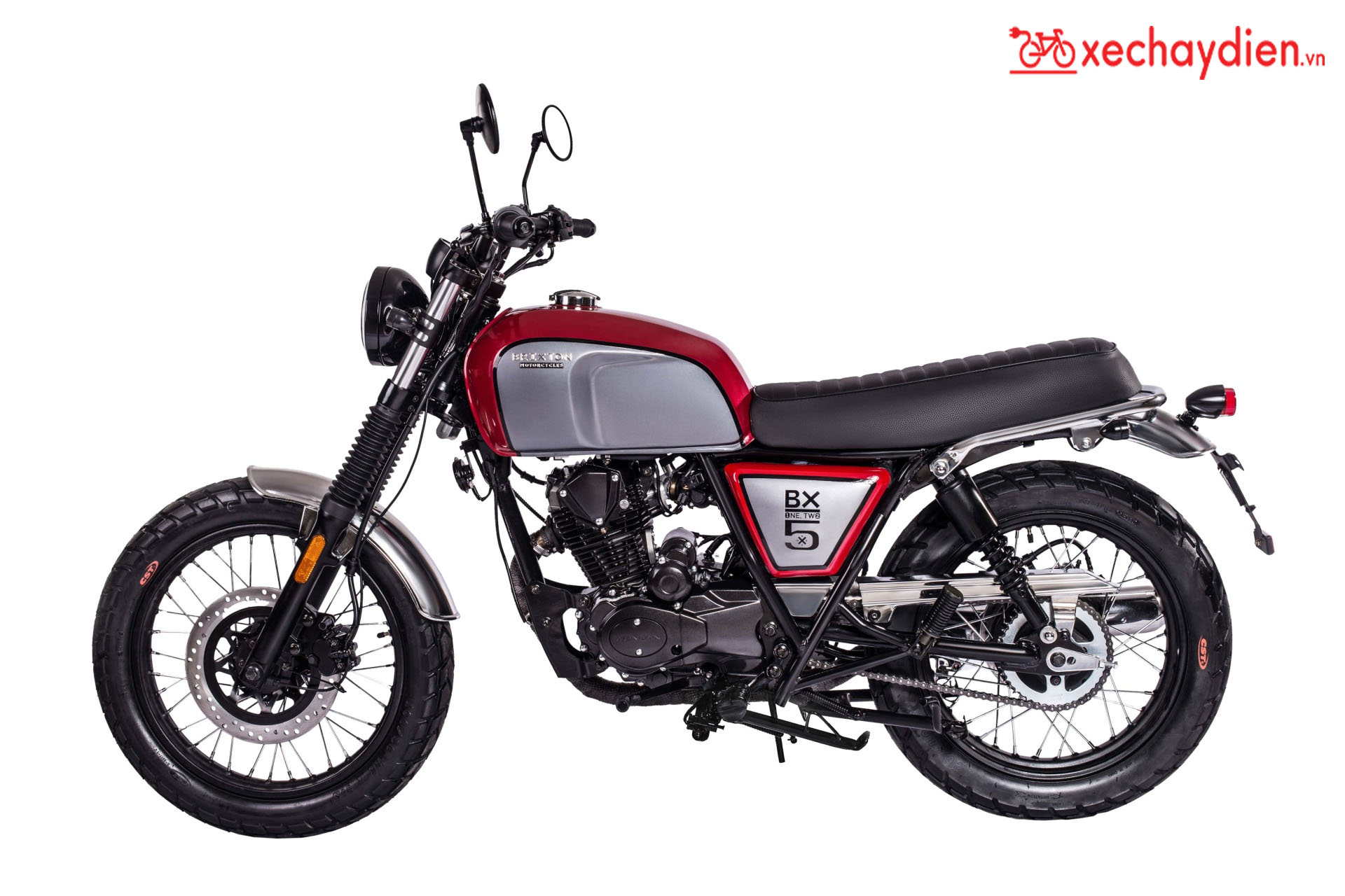 XE BRIXTON CLASSIC BX125 MÀU ĐỎ
