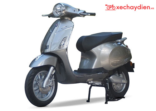 XE MÁY ĐIỆN VESPA LIMA 2019 MÀU XÁM 2 PHANH ĐĨA