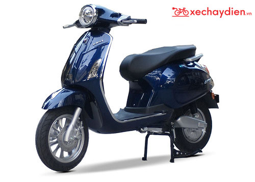 XE MÁY ĐIỆN VESPA LIMA 2019 MÀU xANH 2 PHANH ĐĨA