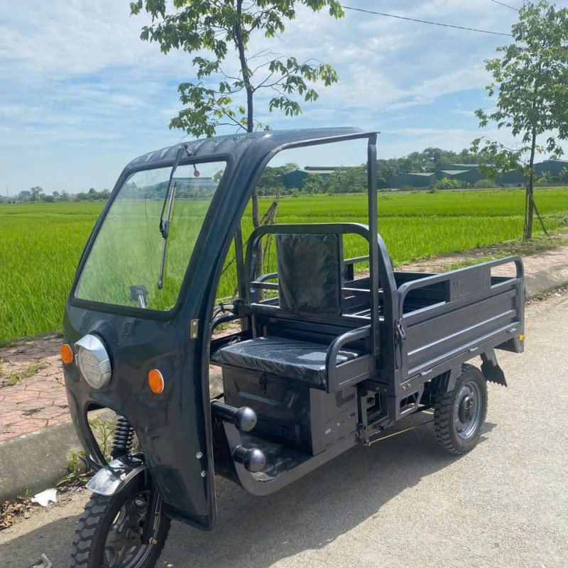XE ĐIỆN BA BÁNH TẢI TRỌNG 700KG ( CÓ MÁI CHE) 