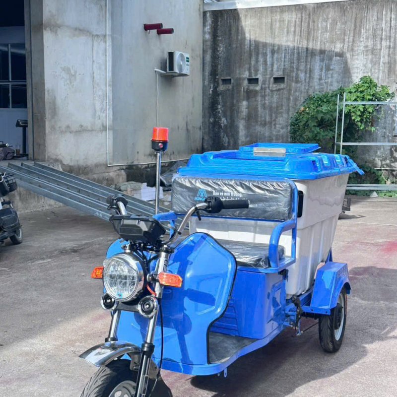 XE 3 BANH ĐIỆN THU GOM RÁC HEV2 