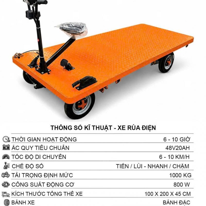 XE ĐẨY ĐIỆN TẢI TRỌNG 1000KG HEV5 